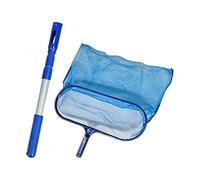 Herramienta limpiadora de piscinas de malla profunda con agarre ergonómico Red de limpieza desmontable Skimmer para piscinas para uso doméstico Skimmer de malla Herramienta de eliminación eficiente