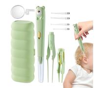 Herramienta Limpieza Oídos - ABS+PP+PC+Silicona 7.2x2.68in | Limpiador De Oídos Con Luz, Set Luminoso Para Casa & Viaje, Kit Higiene Personal Para Hombres, Mujeres, Adolescentes & Niños