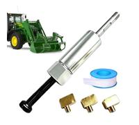 Herramienta limpieza racores engrase Kit desatascador boquillas lubricante | Adaptadores codo 90 grados 6/8/10M limpiador racores intenso Para Tractor Excavadora Camión Difícil