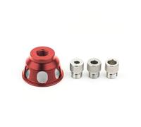 Herramienta localizadora vertical para perforación de agujeros ciegos de precisión en carpintería - Posicionador de aleación de aluminio con mangas de taladro intercambiables de 2 mm a 10 mm (A)