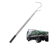 Herramienta Magnética De Cama De Camión, Herramienta Para Llegar A La Cama Del Camión | Cama De Remolque De Camión De Carga De Acero Inoxidable | Barra Telescópica Multifuncional Para Entre