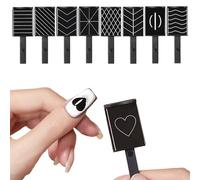 Herramienta magnética para uñas | 9 herramientas de manicura de alta resistencia - Set de bolígrafos magnéticos para uñas de gel UV - para Diseño y Práctica de Decoración en Casa Adultas