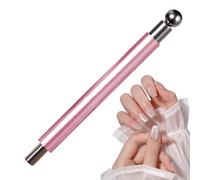 Herramienta magnética para uñas, diseño de mango de bola metálica, instrumento de formación visual con de gato, ayuda manual de posicionamiento detallado, accesorio de guía de movimiento de