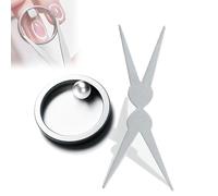 Herramienta magnética para uñas efecto Ojo de Gato, varita magnética potente para uñas de gel, efecto 3D Ojo de Gato, imán para decoración de uñas (DIY) para kit de salón en casa. (Round (1 Set))