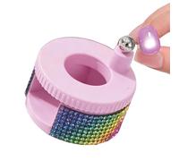 Herramienta magnética para uñas, rotación automática de 360 grados, herramienta de arte de gel de uñas con imán fuerte, para principiantes, adultos, manicura, manualidades, hogar, salón, viajes