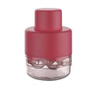 Herramienta manual 7 en 1 para picar cerezas para uso en cocina y picnic con diseño multifunción para una extracción eficiente y fácil almacenamiento (rojo)