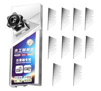 Herramienta manual de chaflán para drywall - Herramienta de Biselado para Paneles de Yeso de 45° | Chaflán en Esquinas de Placa de Yeso,para Construcción de Madera, Reformas del Hogar y Estructuras