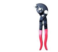 Herramienta manual de formación de tubos 4 en 1: alicates de doblado de tubos resistentes para instalación de frenos automotrices y línea de combustible, compatible con tubos de latón, acero y