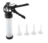 Herramienta manual de llenado de salchichas con 4 boquillas diferentes para preparación de salchichas caseras y relleno de carne, ayudante de cocina para cocinar y barbacoa