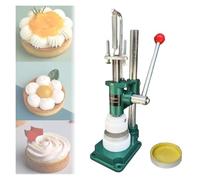 Herramienta manual de prensa para tartas, ideal para aplanar uniformemente la masa para tartas, perfecta para repostería casera y pastelerías, tamaño compacto 10 x 9,7 x 2,4 cm