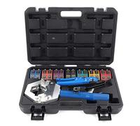 Herramienta Manual Hidráulica para Engastar Mangueras de A/C, Kit Portátil para Fittings de Aire Acondicionado - Ligero y Fácil de Usar, Ideal para Talleres y Reparaciones