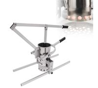Herramienta manual para hacer albóndigas, máquina de procesamiento manual de albóndigas con 3 moldes, resistente y duradera para pescado, carne de res, cerdo, bolas de carne de camarón, 13 cm de