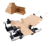 Herramienta manual para plegar cajas de cartón, abrazadera para cajas de envío con tamaño ajustable, herramienta plegable para formar cajas de cartón corrugado industria(Width≤15cm,Length≤25cm)