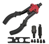 Herramienta Manual para Remachar Tuercas, Acero al Carbono Tratado, Antideslizante, Compacta y Ergonómica para Construcción y Automoción - Cambio Rápido de Piezas, Alta