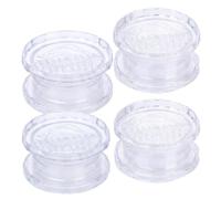Herramienta Manual Transparente for Picar Ajo Y Jengibre, Trituradora Y Molinillo De Ajo Compacto Transparente for Jengibre, Hierbas, Cebolla Y Nueces(White*4)