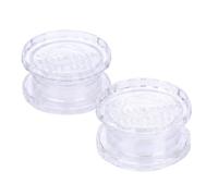 Herramienta Manual Transparente for Picar Ajo Y Jengibre, Trituradora Y Molinillo De Ajo Compacto Transparente for Jengibre, Hierbas, Cebolla Y Nueces(White*2)