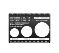 Herramienta medidora de pasta, eficiente porción de pasta, 10,8 x 7,6 x 0,1 cm, herramienta de medición de espaguetis, regla de medición de fideos, dominio de control de porciones, para comer