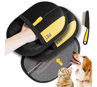 Herramienta Mejorada para Quitar Pelo De Animales, Guantes para Quitar Pelo De Mascotas, Removedor Electrostático De Pelo De Mascotas Reutilizable De Doble Cara, para Sofá, Ropa Y Alfombras.