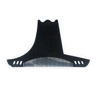 Herramienta moldeadora de barba, herramienta moldeadora de barba para hombre, plantilla de forro, guía de corte de bigote, modelado y estilo precisos