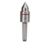 Herramienta MT2 cónica de 60° con rodamiento de bolas ranurado profundo de acero con alto contenido de carbono Live Center para torno