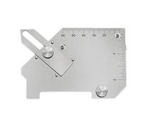 Herramienta multifunción de medición de soldadura, medidores de longitud de pierna de filete para una evaluación precisa de las características de soldadura, integridad estructural, puente, levas