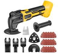 Herramienta Multifunción para Dewalt 20V XR Batería (Sin batería), Multiherramienta Oscilante Inalámbrica 6 Velocidades Ajustables Sierra Oscilante, Multitool para Quitar, Raspar, Cortar