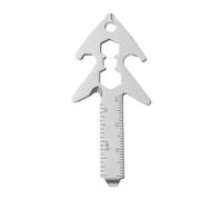 Herramienta Multifunción Pequeña Exterior - Abrebotellas con Forma de Árbol 8 en 1 - Equipo de Supervivencia Outdoor Portátil y Robusto para Toda la Familia en Camping Senderismo Pesca