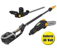 Herramienta Multifuncional A Batería Alpina AMT 48 Cortasetos Motosierra