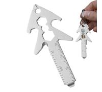 Herramienta Multifuncional Exterior, Multifunción 8 en 1 Destornillador Llave Forma Árbol, Accesorio Resistente Equipo Supervivencia Para Todos