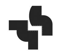 Herramienta multifuncional para hacer líneas de cabello y barba, con plantillas de medición precisas para barberos profesionales