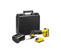 Herramienta multifuncional rotativa 18V, 8000-18000 osc/min, Gama FATMAX V20 SFMCE500D2K-QW - Entregado con 1 maletín, 2 baterías de 2 Ah, 1 c