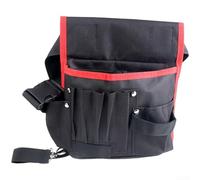 Herramienta negra hecha de tela Oxford 600d con 13 compartimentos para montaje de películas de vinilo y soporte de rasqueta de tinta para coche, resistente al agua