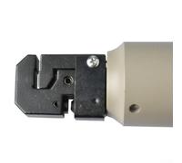 Herramienta neumática de brida de perforación recta para chapa, herramienta perforadora de aire con cabezal giratorio, 90 PSI, diámetro de perforación de 3/16 pulgadas, cuerpo de aleación de aluminio