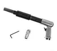 Herramienta neumática de eliminación de óxido de aguja de aire, 19 agujas de acero endurecido, 3500 BPM para impacto para frecuencia para escoria de soldadura de pintura, industria automotriz (420 mm)