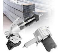 Herramienta neumática de flejado de acero, máquina de embalaje portátil resistente para flejado de metal seguro