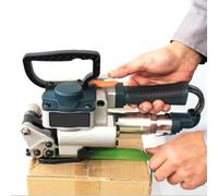 Herramienta neumática de flejado - Máquina de embalaje de mano para bandas de materiales de polipropileno y PET, tensión máxima de 3500 N, compatible con correas de 13 a 19 mm de ancho