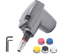 Herramienta neumática de martillo de palma, martillo plano de aire de mano con 5 puntas para reparación de cuerpo y montaje de incrustaciones de plástico