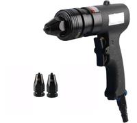 Herramienta neumática de pistola de tuerca remachadora - Kit de martillo de aire para tuercas de remachado M3 M5 M6 M8 M10 M12, 600 RPM Insertar rosca Pull Setter