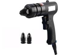 Herramienta neumática de pistola de tuerca remachadora - Kit de martillo de aire para tuercas de remachado M3 M5 M6 M8 M10 M12, 600 RPM Insertar rosca Pull Setter