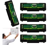 Herramienta niveladora compacta, herramienta niveladora de bolsillo - Juego de 5 herramientas de nivelación vertical | Determinación de la niveladora de burbuja con plano horizontal vertical para