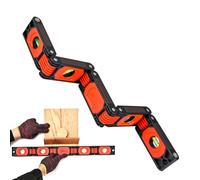 Herramienta niveladora, magnética multifuncional plegable, herramienta de medición de ángulo, para carpintería, mejoras del hogar, instalación de edificios, imágenes, pared, escalera, césped, al aire