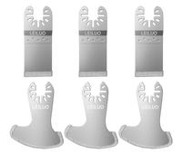 Herramienta oscilante de diamante multifunción, juego de 6 hojas de sierra para quitar juntas de baldosas, cuchillas compatibles con DeWalt, Makita, Einhell