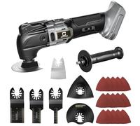 Herramienta oscilante inalámbrica para batería Dewalt de 20 V, herramienta de motor sin escobillas con mango auxiliar, multiherramienta oscilante de 6 velocidades variables para raspar, lijar, cortar