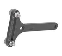 Herramienta para Abrir Cajas de Relojes de 2 Puntas con Escala Transparente, Soporte de Movimiento Que No Daña para Reparación de Relojes (Gray)