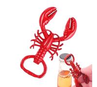 Herramienta para abrir cerveza, abrebotellas para decoración de vasos de pescado crudo - Abrebotellas con forma de langosta | Herramienta práctica, imán decorativo, llavero, adhesivo para frigoríficos