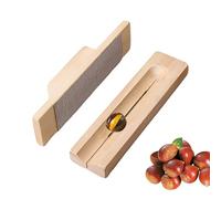 Herramienta para Cascar Nueces,Descascarillador Manual de Madera,Descascarillador De Nueces | Para Abrir, Cascar y Pelar de Nogal para el Hogar, la Cocina y la Preparación de Aperitivos