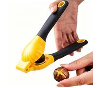 Herramienta Para Cortacastañas Cascanueces Ergonómico Descascarador Abridor | Abridor de castañas Para Cocina y Hogar Nueces Almendras Frutas Secas Abre Frutos Secos Amarillo