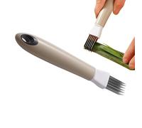 Herramienta para cortar cebolla, cortadora de ajos, acero inoxidable, accesorio de cocina, herramienta para cortar alimentos, para jengibre, zanahorias, cebollas verdes y pimientos