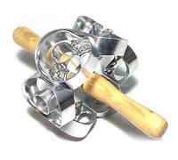 Herramienta para cortar galletas, molde para galletas para hornear, máquina cortadora de rosquillas giratoria, rodillo para horn ear masa de repostería para cocinar y hornear