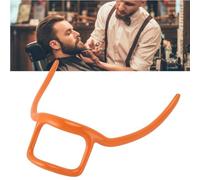 Herramienta para Dar Forma a la Barba, Moldeador de Barba, Cuidado del Cabello, Herramienta para Dar Forma Portátil Versátil, Plantilla para Peinar y Dar Forma a la Barba, (Orange)
